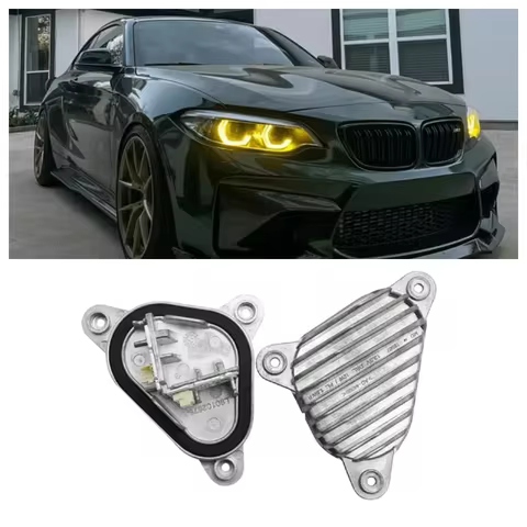 Yellow DRL Modules For BMW F87 M2 F23 F22 LCI M240i 230i 218i 2018 2019 2020 2021 Full LED Headlight