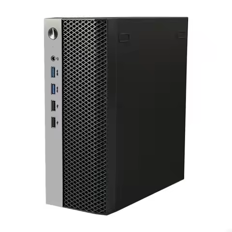 A09S Mini ITX PC Enclosure Rugged Metal Frame Fits Small Office Environments 45BA