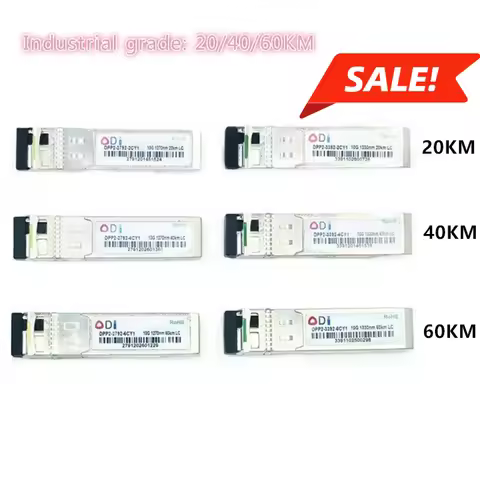 Single Fiber SFP Optical Module SFP Transceiver Industrial grade -40-85 Celsius for switchSFP 10G LC
