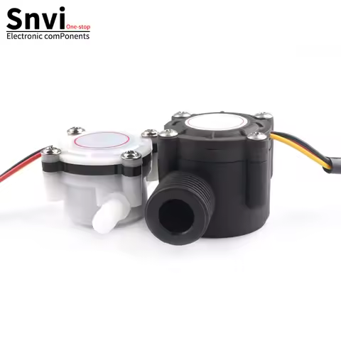 Snvi YF-S401 YF-S201 Water Flow Sensor Hall Flowmeter Counter 0.3–6L/min Coffee Machine Hot Water Fl