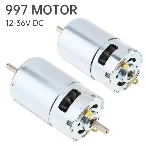 997 DC Motor 2-36V 18000RPM Large Torque Micro Motor for DIY Power Tools / DIY Toys/ Processing Lath