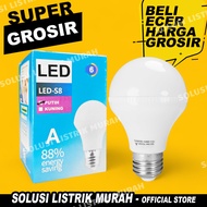 9W 9 Watt White & Yellow LED Bulb Warm White/