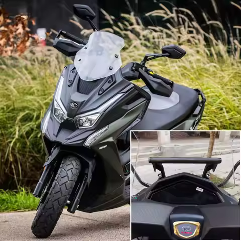 New Fit KYMCO DTX125 Motorcycle Navigation Bracket UBS Mobile Phone Bracket Carbon Fiber Bracket For