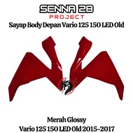 MERAH Cover RL fr front wing body front side vario 125 150 led old K59 right Glossy RedKiri set