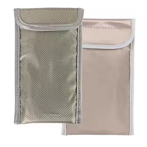 Signal Blocking Faraday Bag for Phone Anti-Theft Key Fob Shield EMF GPS Location Info Security Card 