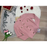 Q494 B Button Coat With Pink Slit Fabric (L0541) Bust 38-50 Length 20