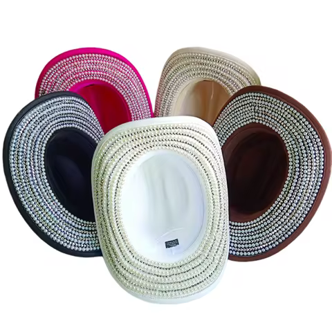Men's Cowboy Hats Pearl Collection 2025 Cowboy Hats Vintage Men's Cowboy Hats Men's Hats Large Biker