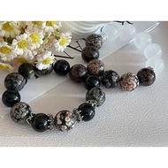 Natural Stone Design Bracelet Agate Golden Obsidian Bracelet Agate White Phantom Quartz Bracelet Fas