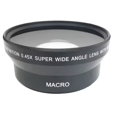 Professional 0.45x Wide Angle Lens with Macro Lens for Canon Nikon Sony Fujifilm Camera lens 43 46 4