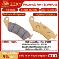 1 Pair Motorcycle Front Brake Pad For FANTIC 125 E Competition 125cc 4T 2021 125 E Competition 125cc