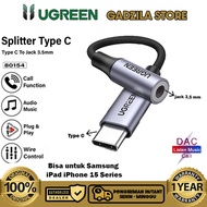 UGREEN Adapter Splitter Converter Audio DAC Type C To Aux 3.5mm 80154