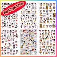 3D Nail Art Stickers Cartoon Mouse Manicure Nail Decals for Design