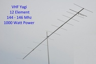 Yagi VHF 12 Element 144-146 Mhz 142-148 Mhz Antena Pengarah