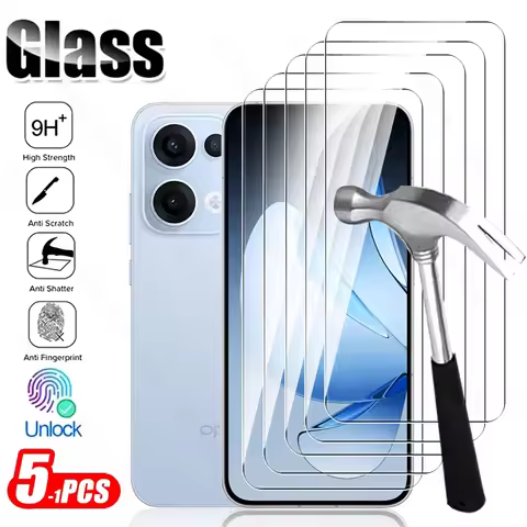 5-1Pcs 9H Screen Protector For Oppo Reno 13 14 15 FS F 5G Tempered Glass Reno15 Reno14 Reno13 Reno14
