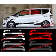 Latest sienta car stickers, toyota sienta car cutting stickers car decal car sticker