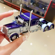 [Ready Stock] 596Model 1: 64 Alloy Car Model Peterbilt Peterbilt 379 Low Lying Truck