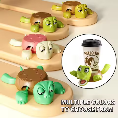 4 pieces, 2 pieces, 1 piece, funny creative decompression turtle coaster
