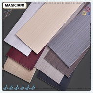 MAGICIAN1 Floor Tile Sticker, Wood Grain Windowsill Skirting Line, Home Decor Self Adhesive Living Room Waterproof Waist Line