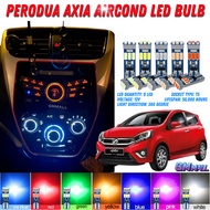 PERODUA AXIA aircond knob Gear light bulb viral air cond Mentol Lampu gear aircon Background Led T5 9LED axia accessorie