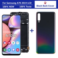 ชุดประกอบดิจิไทเซอร์สำหรับซัมซุง A70 A705 A705DS A705F หน้าจอสัมผัส LCD สำหรับซัมซุง A 70 LCD