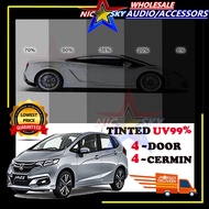 Honda JAZZ 2012~2021 Black Tinted 4Door 4 Tingkap Siap Potong tinted kereta JAZZ tinted JAZZ2012~2021