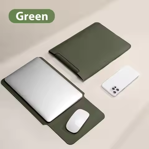 Laptop Bag 11, 12/13, 13.3/14, 15/16 inch Notebook Computer Mouse Pad, Pu Leather Bladder Bag, Compu