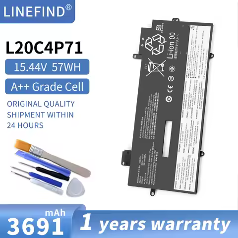 L20C4P71 L20M4P71 Battery For Lenovo ThinkPad X1 Carbon Gen 9 10 X1 Yoga 6th 7th Gen 6 7 Series L20D