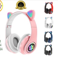 Tai Nghe Không Dây Kết Nối Bluetooth P47 Tai nghe mèo P47 mèo B39 Có Khe Cắm Thẻ Nhớ