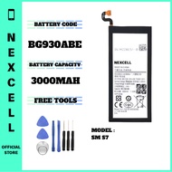 NEXCELL Bateri Serasi untuk SM S7 G930 G9300 G930F Battery Bateri EB-BG930ABE BG930ABE ( 3000mAh )