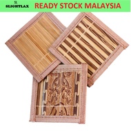 ️ ️ 6 In 1 10x10cm Bamboo Coaster Cup Mug Coaster Table