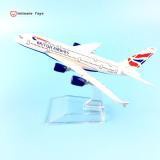 ✖FEO DIECAST plane model AIRBUS A380 British Airways aircraft A380 16cm COLLECTION TOYS Toys for boy