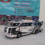 Miniatur Bus Po. Haryanto 060JB3+ HDD Tanah Suci Skala 1:50 Terbaru &