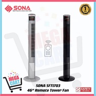 Sona 46" Remote Control Tower Fan SFT1703 | SFT 1703 (1 Year Warranty)