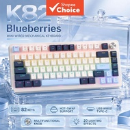 APAYADO K82 75% Mechanical Gaming Keyboard with Volume Knob, Blue or Red Switches APAYADO K82 75% Pa