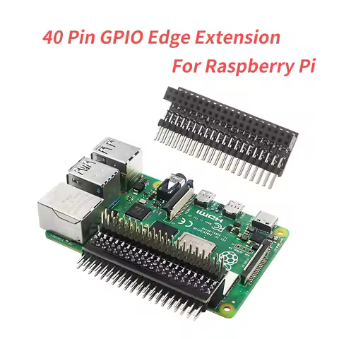 Raspberry Pi GPIO Extension Header Double Row Right Angle HAT 40 Pin Edge Extension Connector For Pi