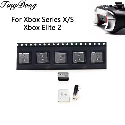 2/5/10pcs For XSS XSX Replacement USB Type-C Charging Port For XBOX Series X/S /Xbox One Elite 2 Gam