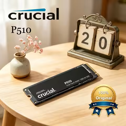 Powerful Crucial P510 1TB M.2 2280 PCIe 5.0 NVMe SSD | 11000MB/s Read, 9500MB/s Write, Updated Versi