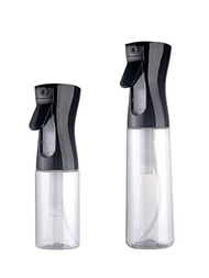 1入組PET加壓微霧噴霧瓶，適用於澆水和清潔，高壓美髮化妝滋潤噴霧罐，連續噴霧的塑料瓶