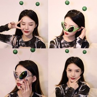 halloween decoration halloween decor Et Alien Antenna Funny Headband Green Fly Glasses Halloween Cos