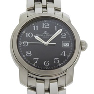 Baume & Mercier CAPE男士腕錶 MV045214 不鏽鋼黑色石英模擬顯示黑色錶盤 Kay Platn 男士 [二手]