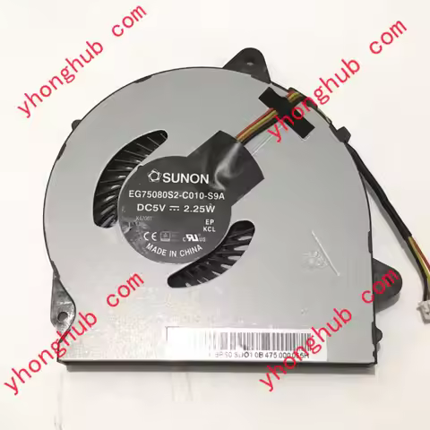 SUNON EG75080S2-C010-S9A EG75080S2-C011-S9A DC 5V 2.25W 4-Wire Server Cooling Fan