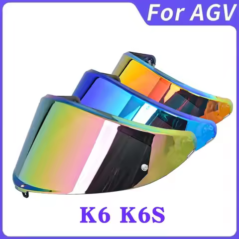 K6 Visor For AGV K6 K6S Motorcycle Helmets photochromic Night Vision Visor Lens Helmet Lens lock buc