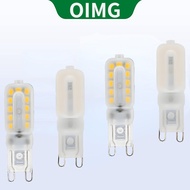 OIMG Shell Transparent Dimmable G9 LED Bulb Replaces - Warm/White (45W/5W)