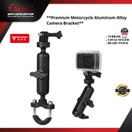Motowolf Universal Aluminum Gopro Insta360 Camera Holder for Motorcycle Camera Stable Mount**