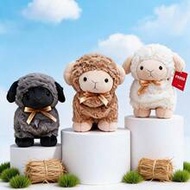 Simulated Curly Sheep Figurines, Cute Little Sheep Plush Toys, Sheep Dolls, Birthday Gifts, Zodiac S