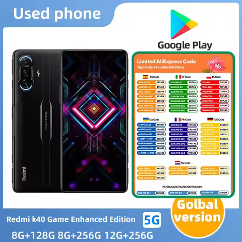 Redmi k40 Game Enhanced Edition Android 5G Unlocked 6.67 inch 256GB ROM All Colours in Good Conditio