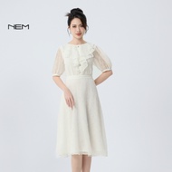 [ Genuine ] High-end designer women's dress NEM Fashion 40762