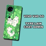 HP (GC26) Rubber Softcase VIVO V40 5Ghp | Cat Motif Case | VIVO V40 5G Silicone Tpu Pro Camera Case 
