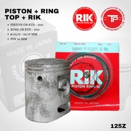 Piston Piston set TOP 125z 125ZR + RING RIK OS STD - 200