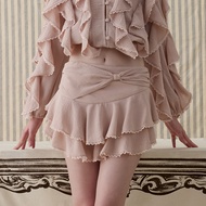 (PAPERS) Mille-Feuille Mini Skirt